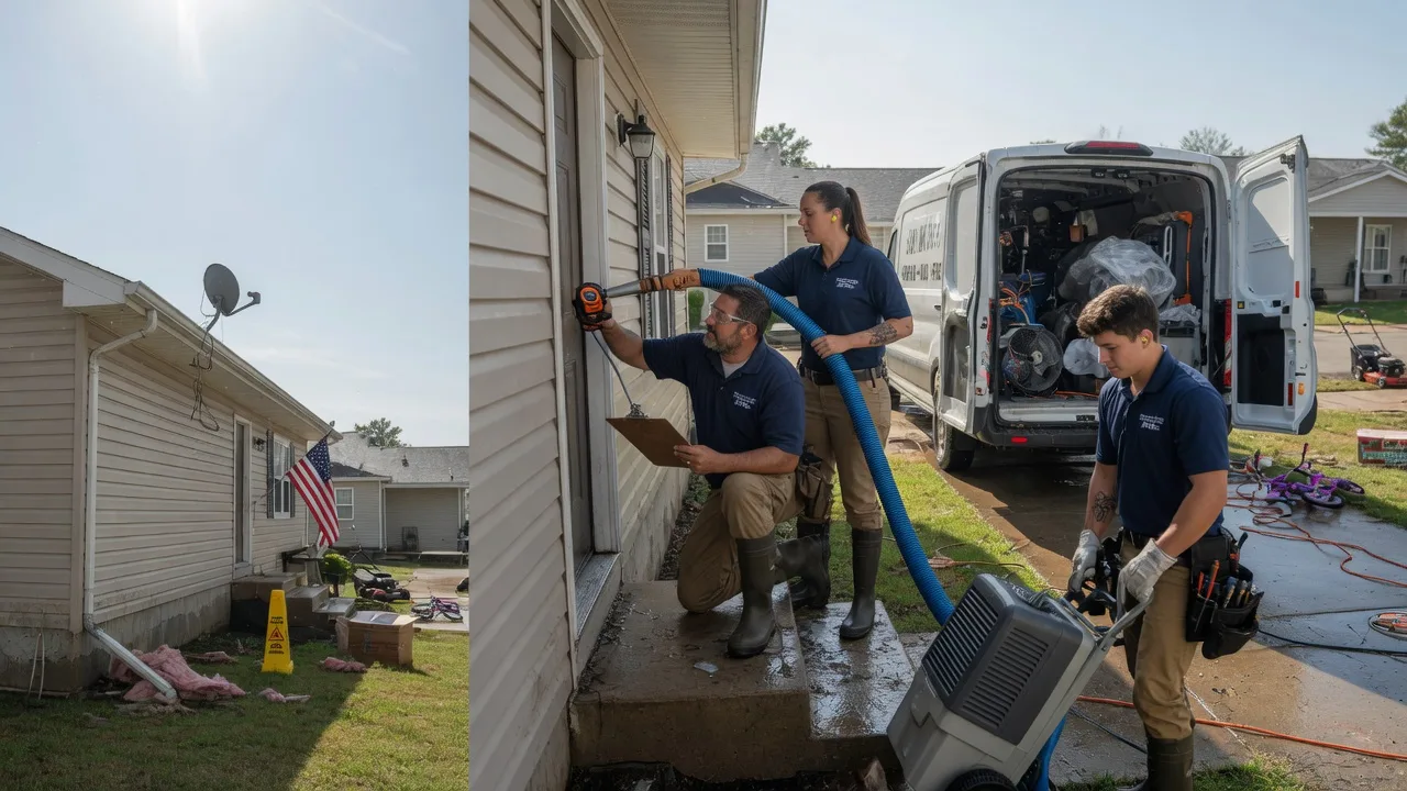Ceiling Water Damage Restoration in Old Glory, TX near me